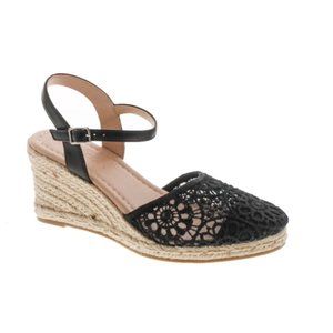 Closed Toe Buckle Strap Espadrilles